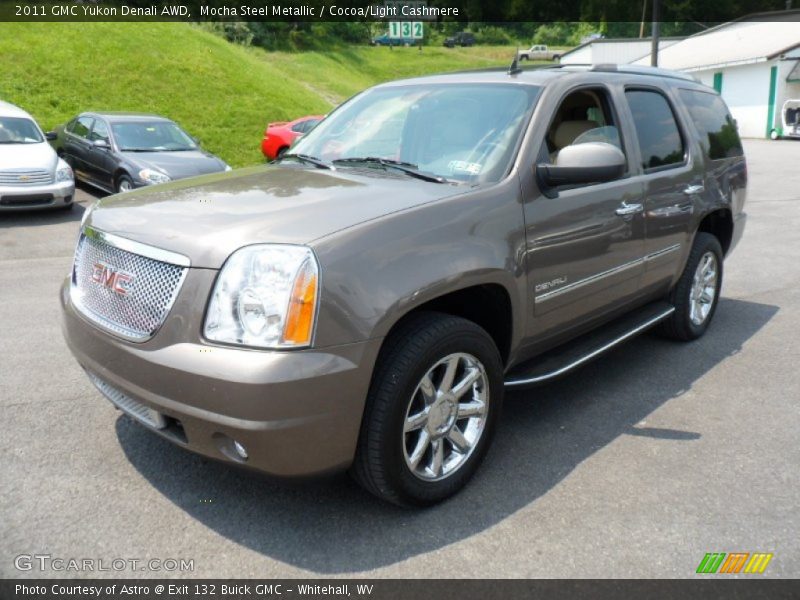 Mocha Steel Metallic / Cocoa/Light Cashmere 2011 GMC Yukon Denali AWD