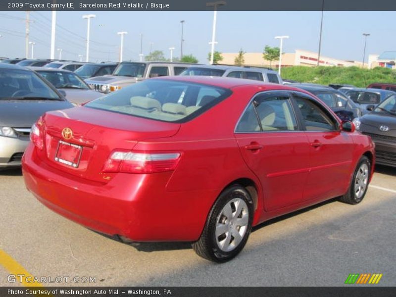 Barcelona Red Metallic / Bisque 2009 Toyota Camry LE