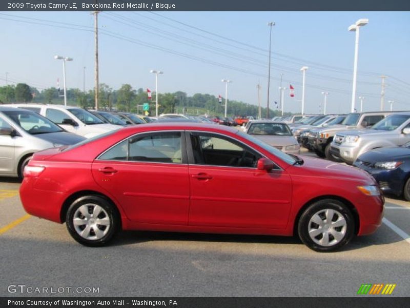 Barcelona Red Metallic / Bisque 2009 Toyota Camry LE