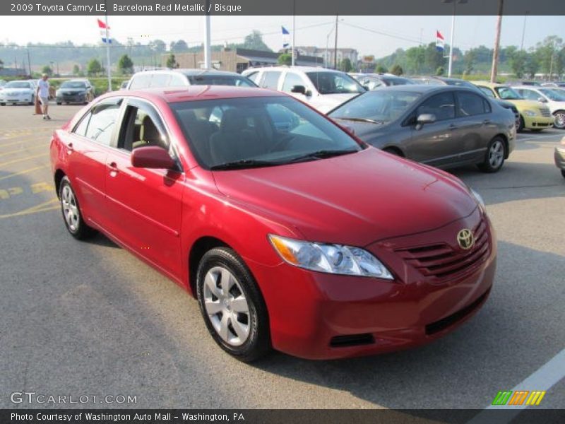 Barcelona Red Metallic / Bisque 2009 Toyota Camry LE