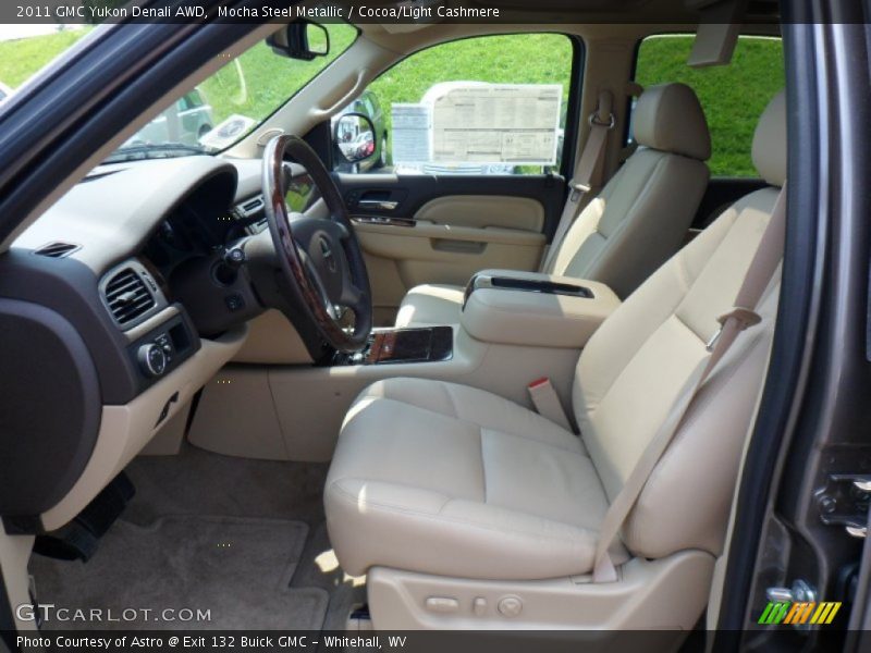 Mocha Steel Metallic / Cocoa/Light Cashmere 2011 GMC Yukon Denali AWD