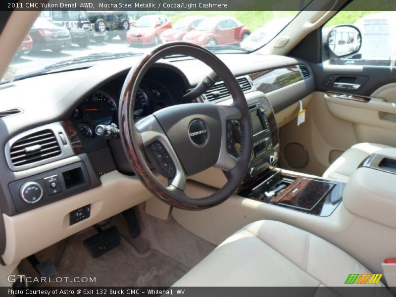 Mocha Steel Metallic / Cocoa/Light Cashmere 2011 GMC Yukon Denali AWD