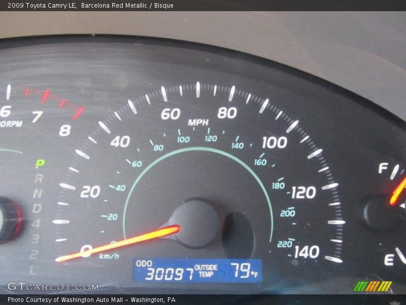 Barcelona Red Metallic / Bisque 2009 Toyota Camry LE