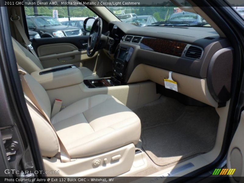 Mocha Steel Metallic / Cocoa/Light Cashmere 2011 GMC Yukon Denali AWD