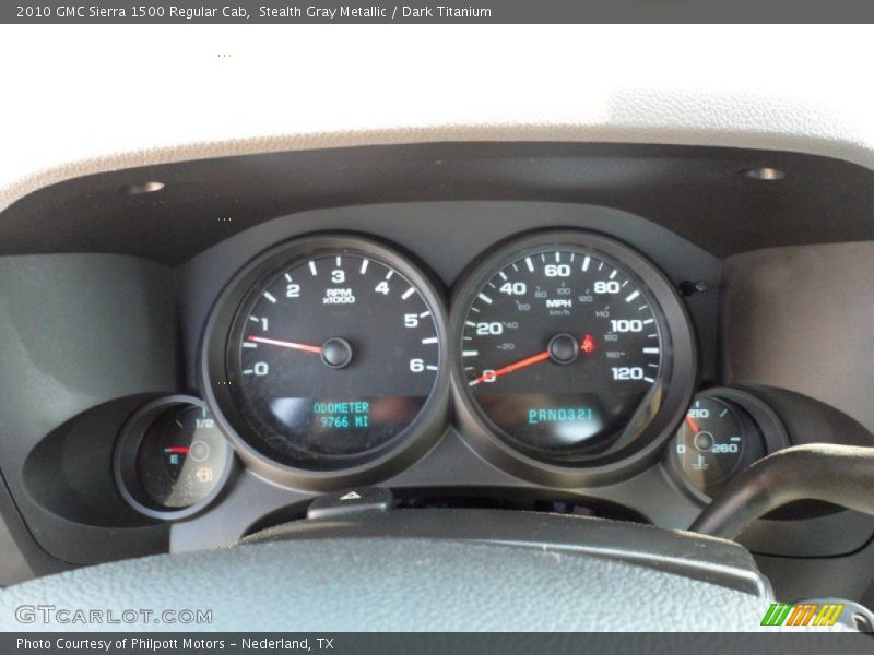 Stealth Gray Metallic / Dark Titanium 2010 GMC Sierra 1500 Regular Cab