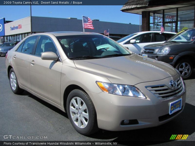 Desert Sand Metallic / Bisque 2009 Toyota Camry XLE