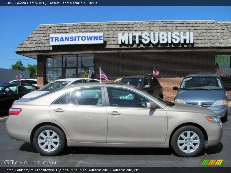 Desert Sand Metallic / Bisque 2009 Toyota Camry XLE
