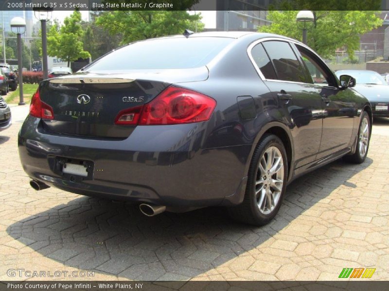 Blue Slate Metallic / Graphite 2008 Infiniti G 35 x S Sedan