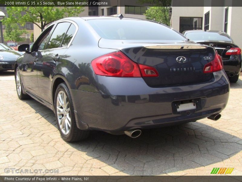 Blue Slate Metallic / Graphite 2008 Infiniti G 35 x S Sedan
