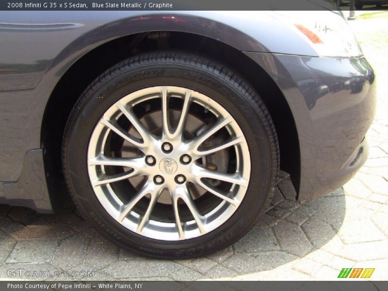 Blue Slate Metallic / Graphite 2008 Infiniti G 35 x S Sedan