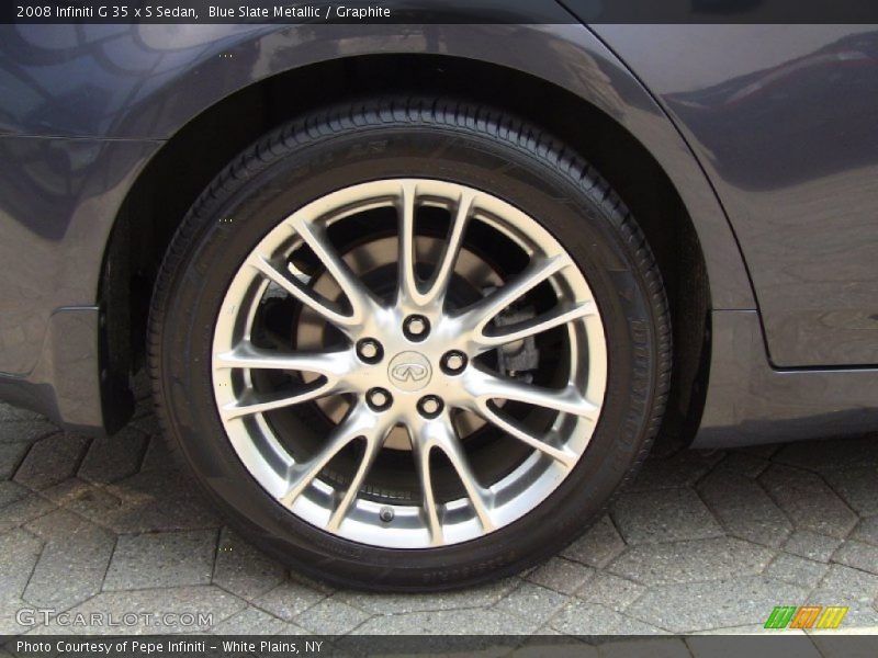 Blue Slate Metallic / Graphite 2008 Infiniti G 35 x S Sedan