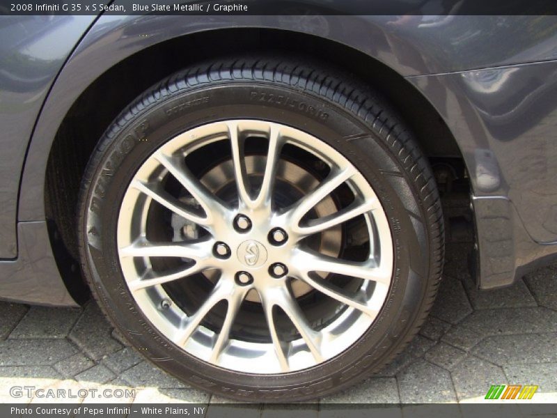Blue Slate Metallic / Graphite 2008 Infiniti G 35 x S Sedan