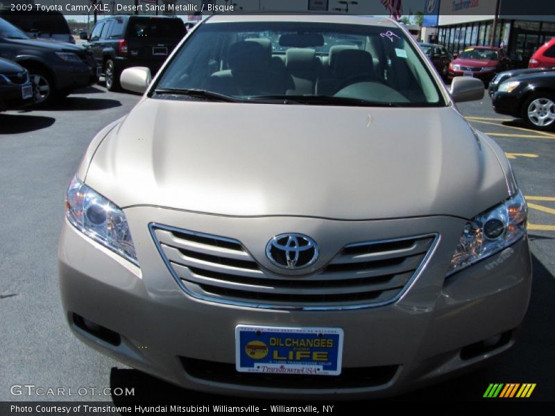 Desert Sand Metallic / Bisque 2009 Toyota Camry XLE