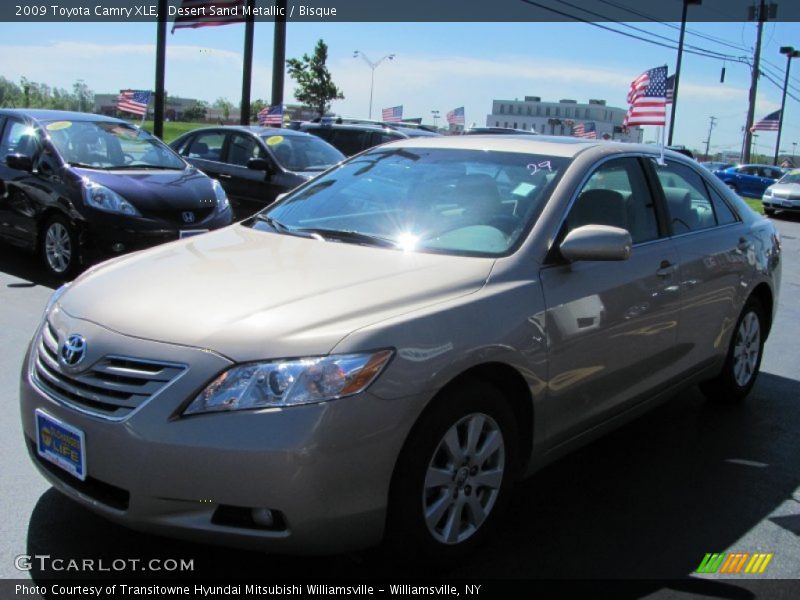 Desert Sand Metallic / Bisque 2009 Toyota Camry XLE