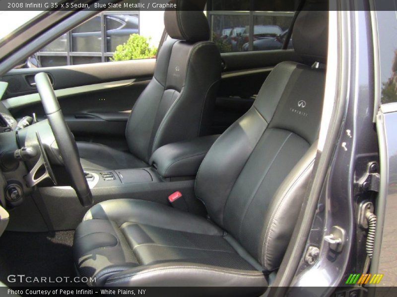  2008 G 35 x S Sedan Graphite Interior