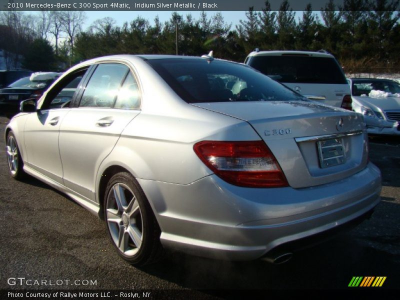 Iridium Silver Metallic / Black 2010 Mercedes-Benz C 300 Sport 4Matic