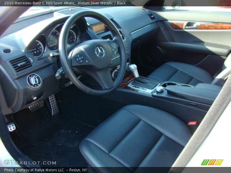 Iridium Silver Metallic / Black 2010 Mercedes-Benz C 300 Sport 4Matic