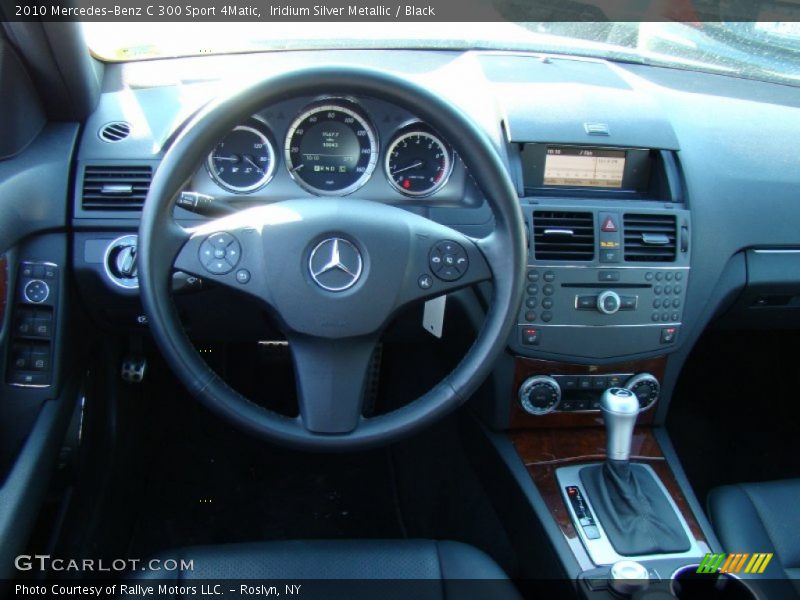 Iridium Silver Metallic / Black 2010 Mercedes-Benz C 300 Sport 4Matic