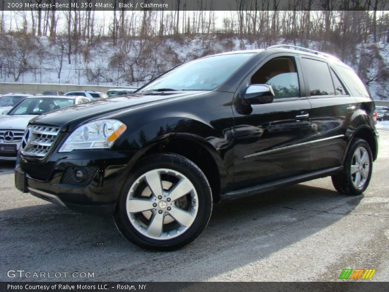 Black / Cashmere 2009 Mercedes-Benz ML 350 4Matic
