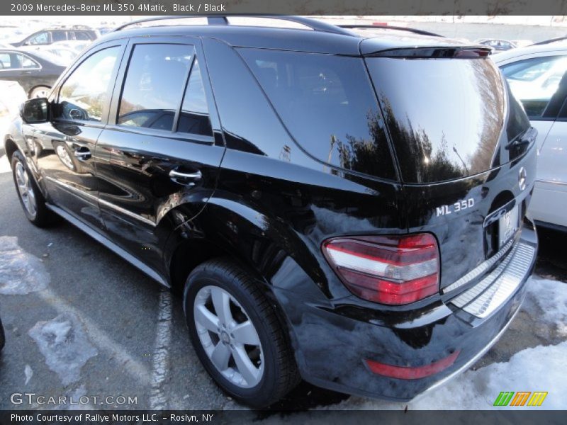 Black / Black 2009 Mercedes-Benz ML 350 4Matic