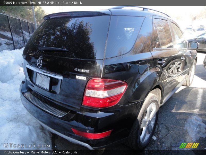 Black / Black 2009 Mercedes-Benz ML 350 4Matic