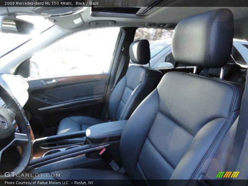 Black / Black 2009 Mercedes-Benz ML 350 4Matic