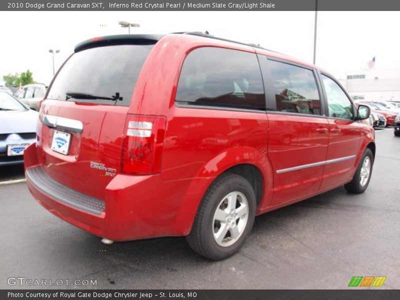 Inferno Red Crystal Pearl / Medium Slate Gray/Light Shale 2010 Dodge Grand Caravan SXT