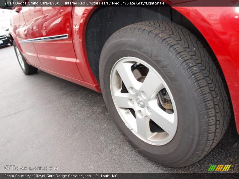 Inferno Red Crystal Pearl / Medium Slate Gray/Light Shale 2010 Dodge Grand Caravan SXT