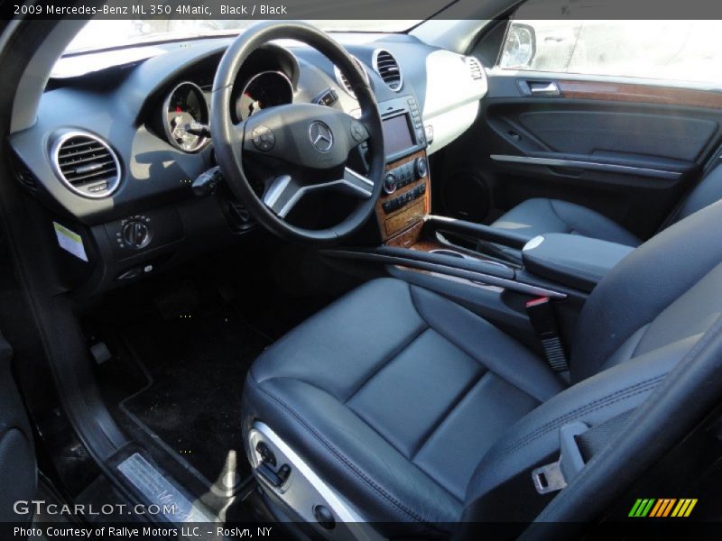 Black / Black 2009 Mercedes-Benz ML 350 4Matic