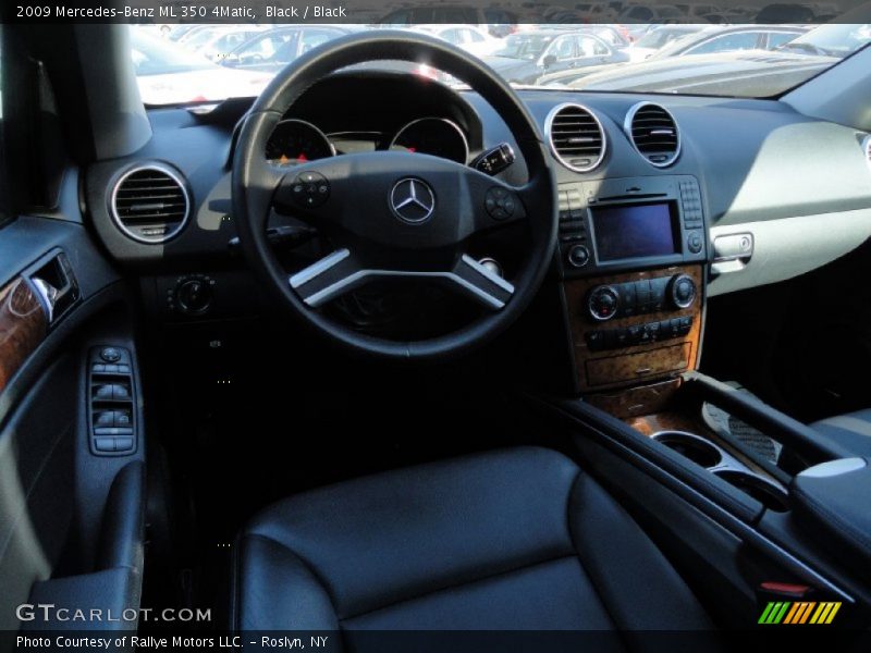 Black / Black 2009 Mercedes-Benz ML 350 4Matic