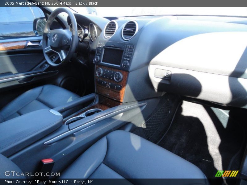 Black / Black 2009 Mercedes-Benz ML 350 4Matic