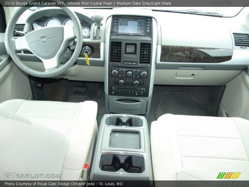 Inferno Red Crystal Pearl / Medium Slate Gray/Light Shale 2010 Dodge Grand Caravan SXT