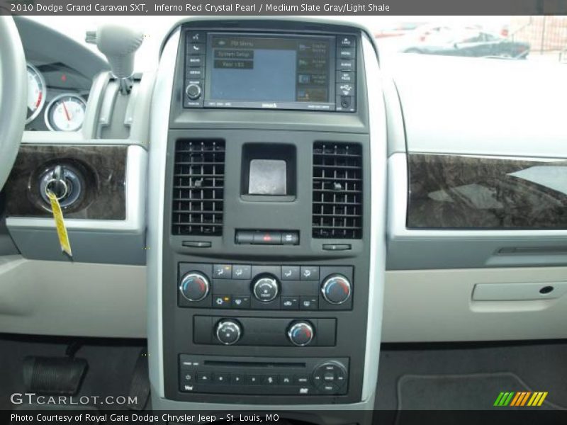 Inferno Red Crystal Pearl / Medium Slate Gray/Light Shale 2010 Dodge Grand Caravan SXT