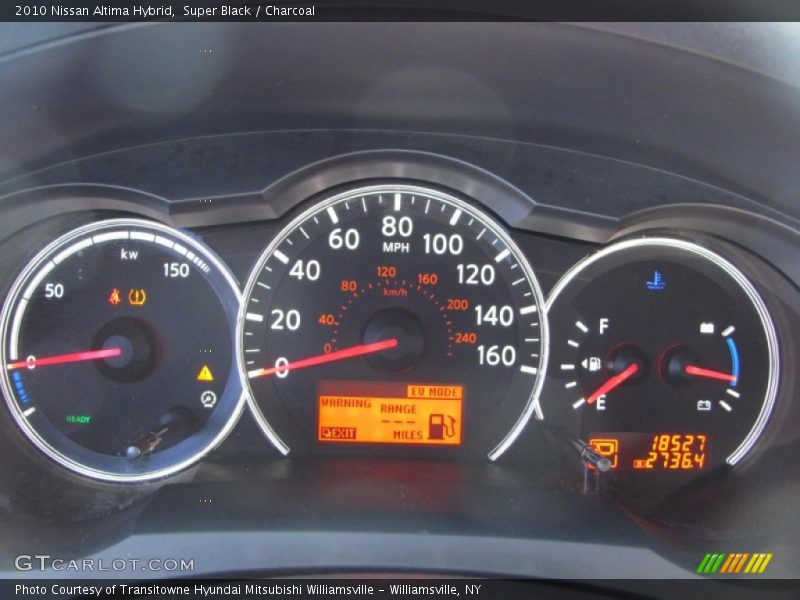 Super Black / Charcoal 2010 Nissan Altima Hybrid