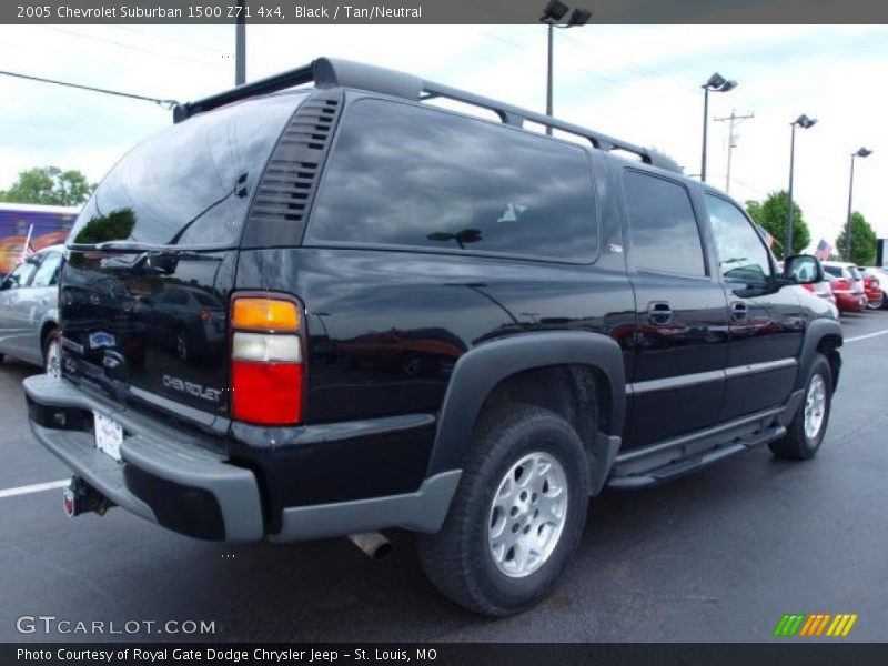 Black / Tan/Neutral 2005 Chevrolet Suburban 1500 Z71 4x4