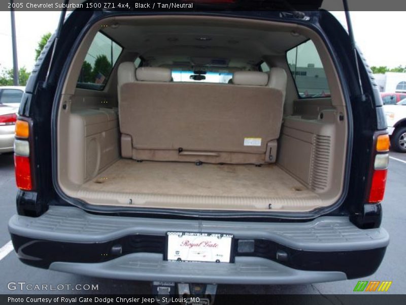 Black / Tan/Neutral 2005 Chevrolet Suburban 1500 Z71 4x4