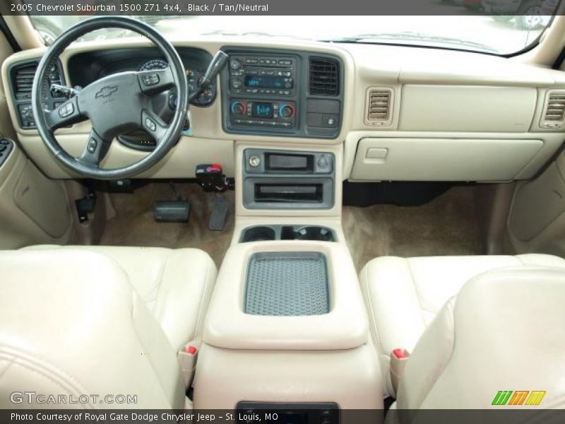 Black / Tan/Neutral 2005 Chevrolet Suburban 1500 Z71 4x4
