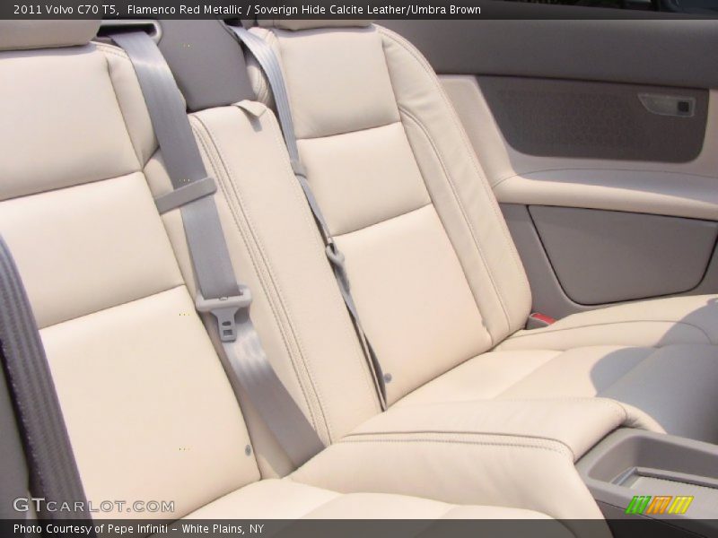Flamenco Red Metallic / Soverign Hide Calcite Leather/Umbra Brown 2011 Volvo C70 T5