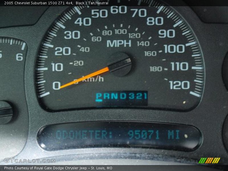 Black / Tan/Neutral 2005 Chevrolet Suburban 1500 Z71 4x4