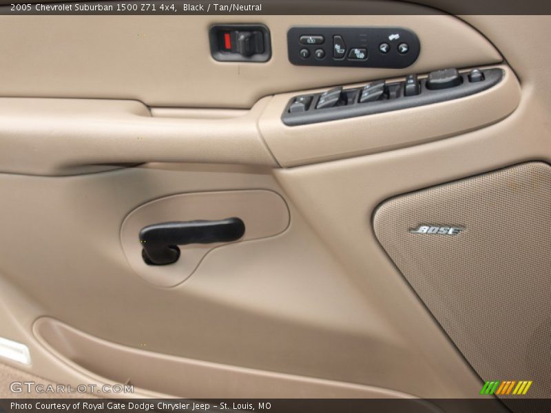 Black / Tan/Neutral 2005 Chevrolet Suburban 1500 Z71 4x4