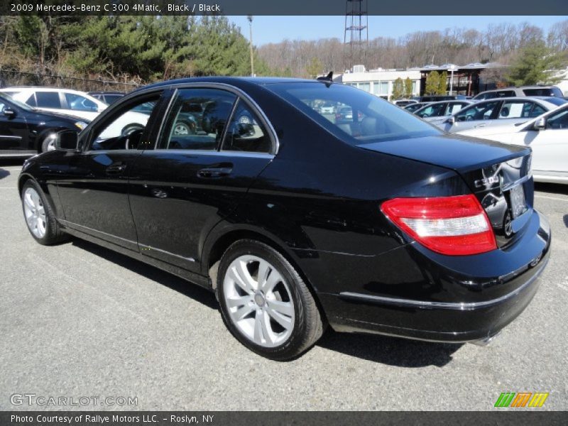 Black / Black 2009 Mercedes-Benz C 300 4Matic