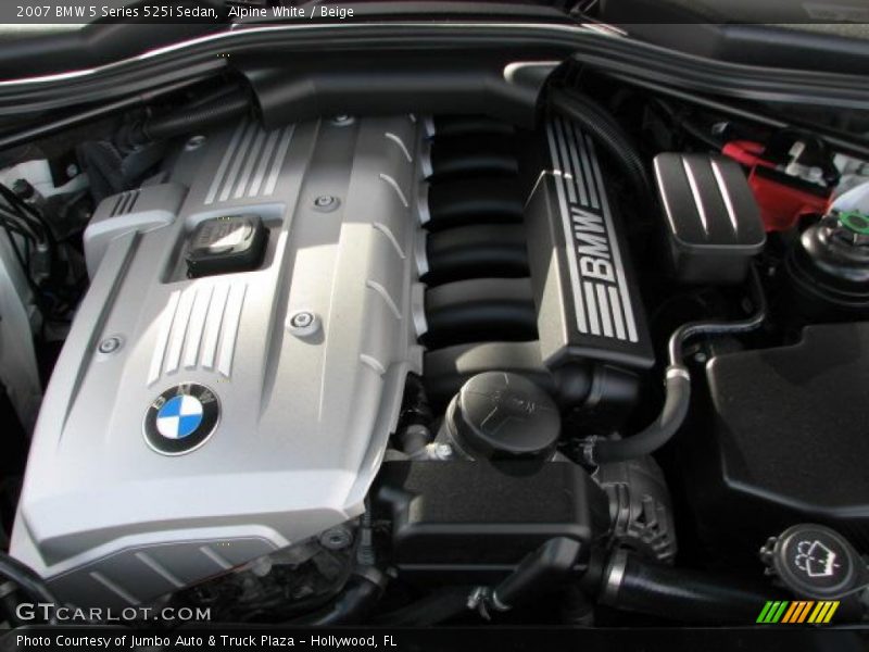 Alpine White / Beige 2007 BMW 5 Series 525i Sedan
