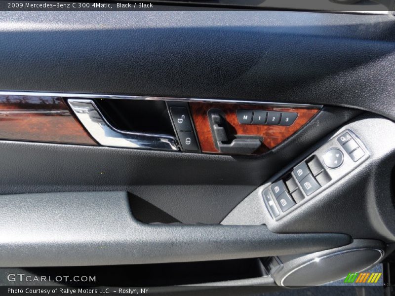 Black / Black 2009 Mercedes-Benz C 300 4Matic