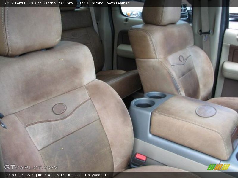 Black / Castano Brown Leather 2007 Ford F150 King Ranch SuperCrew