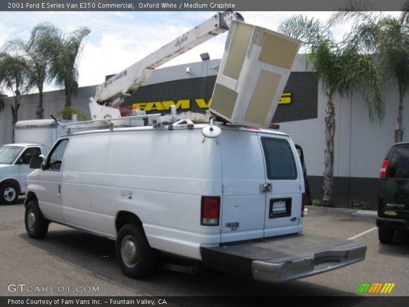 Oxford White / Medium Graphite 2001 Ford E Series Van E350 Commercial