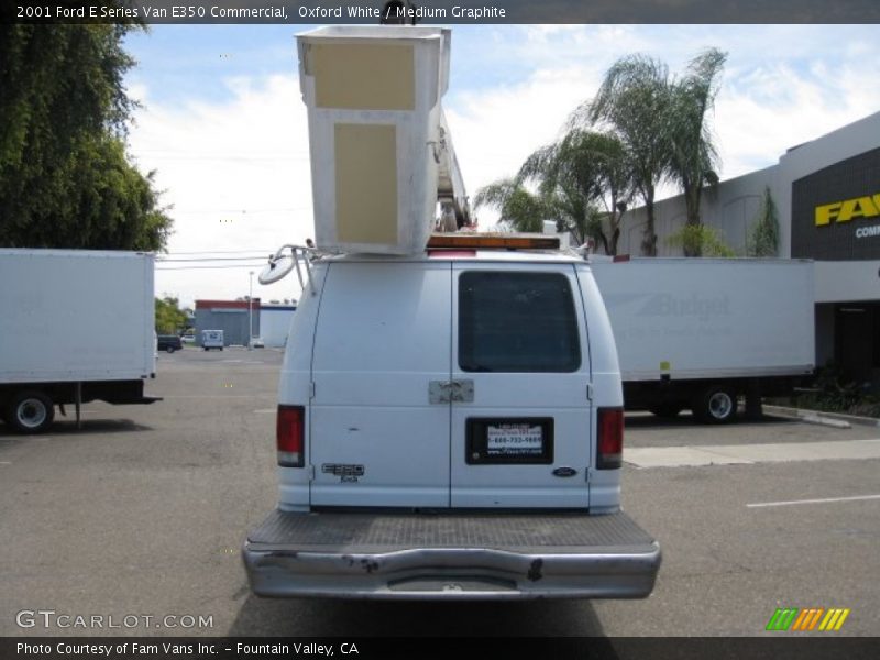 Oxford White / Medium Graphite 2001 Ford E Series Van E350 Commercial