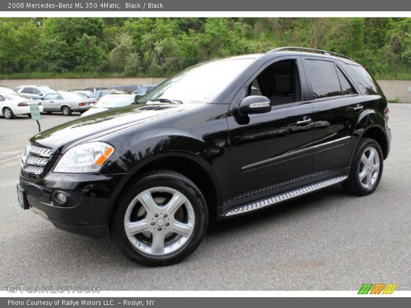 Black / Black 2008 Mercedes-Benz ML 350 4Matic