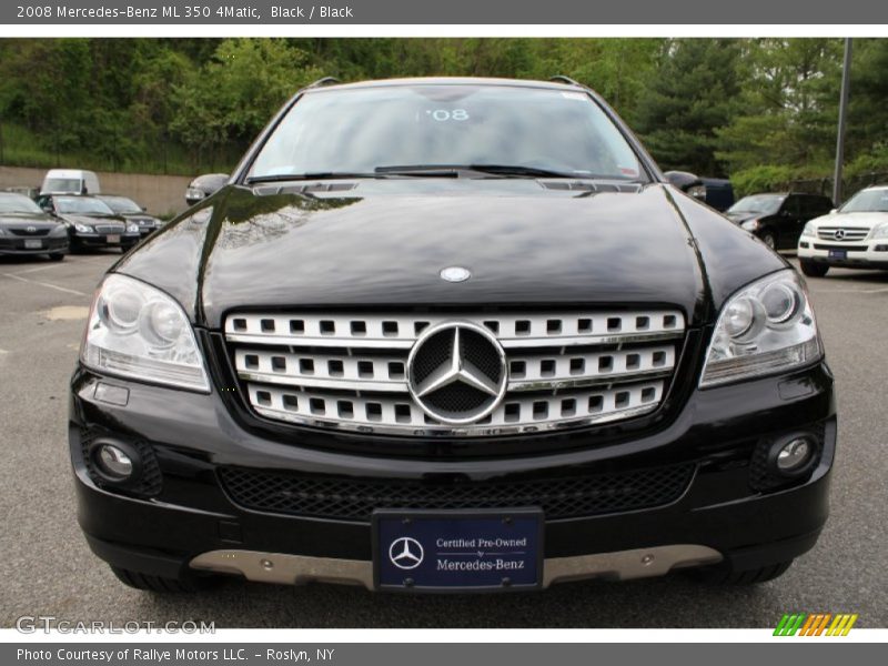 Black / Black 2008 Mercedes-Benz ML 350 4Matic