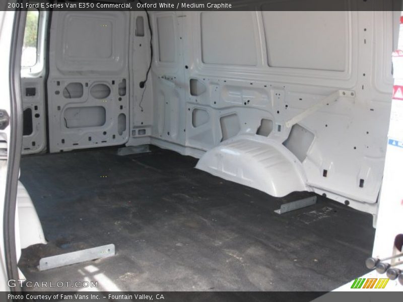 Oxford White / Medium Graphite 2001 Ford E Series Van E350 Commercial
