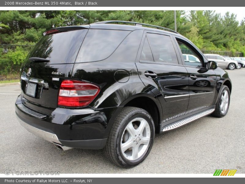 Black / Black 2008 Mercedes-Benz ML 350 4Matic